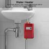 220V 3800W Electric Tankless Water Heater, Instant Hot Water Heater, Mini Water Heater with LCD Display for Home Commercial Use