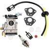 Carburetor for 52cc 49cc 43cc Brush Cutter Carb Kit with Gasket, Hose
