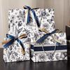 10/20Pcs Gift Bags Holiday Gift Packaging Bags Flower Paper Bags Tote Bags Birthday Paper Bags High-end Gift Bags with Ribbon