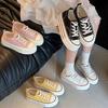 Thick-soled Heightening Little White Shoes Women's Shoes Autumn 2025 New Popular Versatile Korean Version Super Soft Sports and Leisure Board Shoes