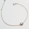 Ctwins Silver925 Mini Stone Bracelet_white