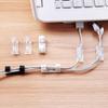 20Pcs Cable Clips Organizer Drop Wire Holder Self-Adhesive Cord Management Cable Manager Fixed Clamp Wire Winder
