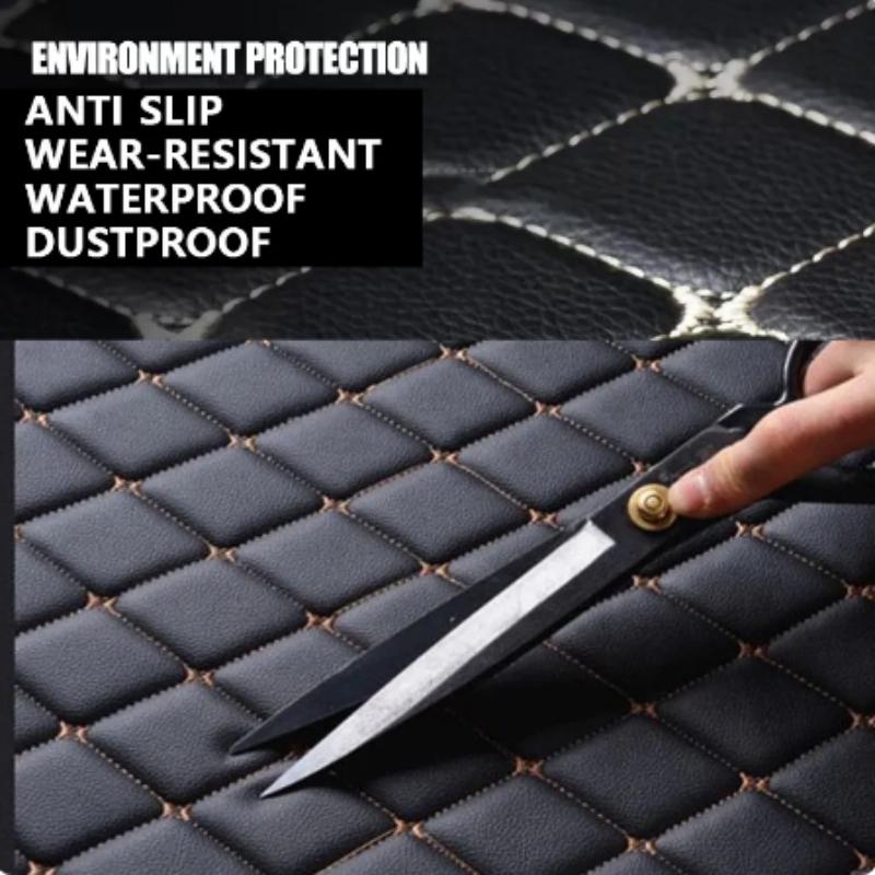 PU Leather Custom Car Trunk Mats for Nissan Gt-R X-Trail Quest Patrol Cefiro Interior Details Car Accessories Carpet All Models