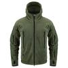 Tactical Fleece Jacket Men Winter Warm Hooded Military Jacket Casual Outdoor Hiking Hoodie Outerwear Coat with Many Pockets