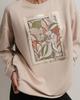 Long Sweatshirt Butella 16639 M Beige