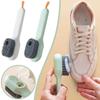 Cleaning Shoe Brush Soft Automatic Liquid Shoe Brush Long Handle Clothes Brush Soap Brush With Hook Clean Tool