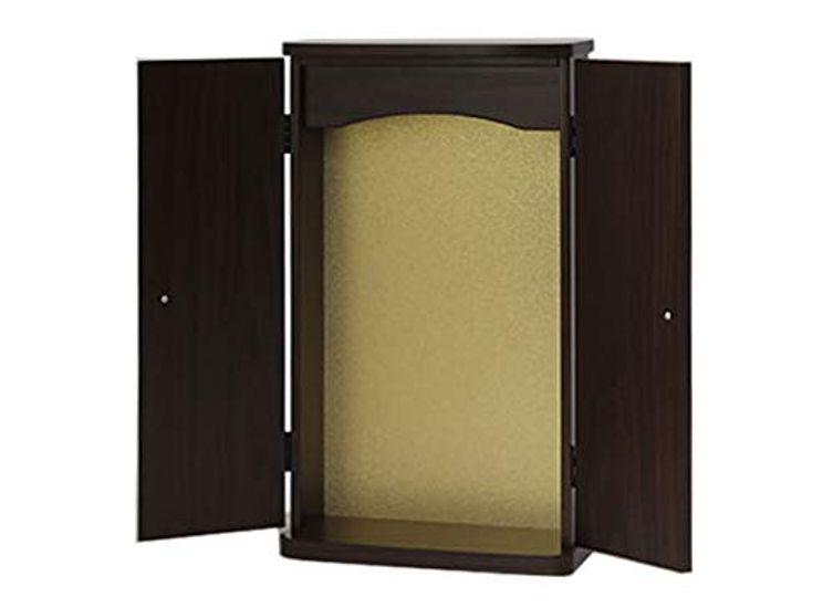 Soka Gakkai Buddhist Altar Compact Grand Mini Buddhist Altar (Walnut Style)