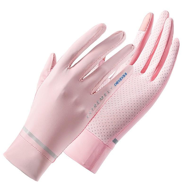 Summer New Women's Light and Icy Breathable Sunscreen Gloves, Riding, Driving, Outdoor Sports Can Be Thin