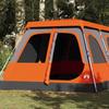 VidaXL Family Dome Tent 10 Person Grey Orange Quick Release, Tent, Garden Tent, Outdoor Shelter, Tent of 4004241