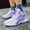 Putian Basketball Shoes Men's and Women's Autumn Non-slip, Wear-resistant, Shock-absorbing, High-top Mesh Breathable, Student Mandarin Duck Two-color