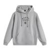 Li Ning Anti-Five Series Casual Comfortable Versatile Hooded Pullover Sweatshirt Men Sweatshirt Gray AWDUA21-3