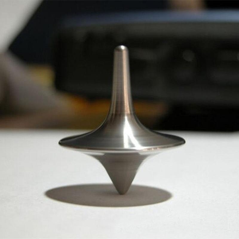 1pcs Spinning Movie Metal Gyroscope Top Lovely Stainless Spinning Top Inception
