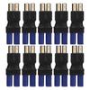 10Pcs EC5 To for Traxxas Adapter Rubber Plastic Copper Accurate Safe Light EC5 To Male Adapter for