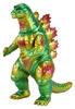 CCP Middle Size Series Godzilla Lime Green Metallic 120mm PVC Painted Finished Soft Vinyl Figure [11th] (1995) Ver. Approx.
