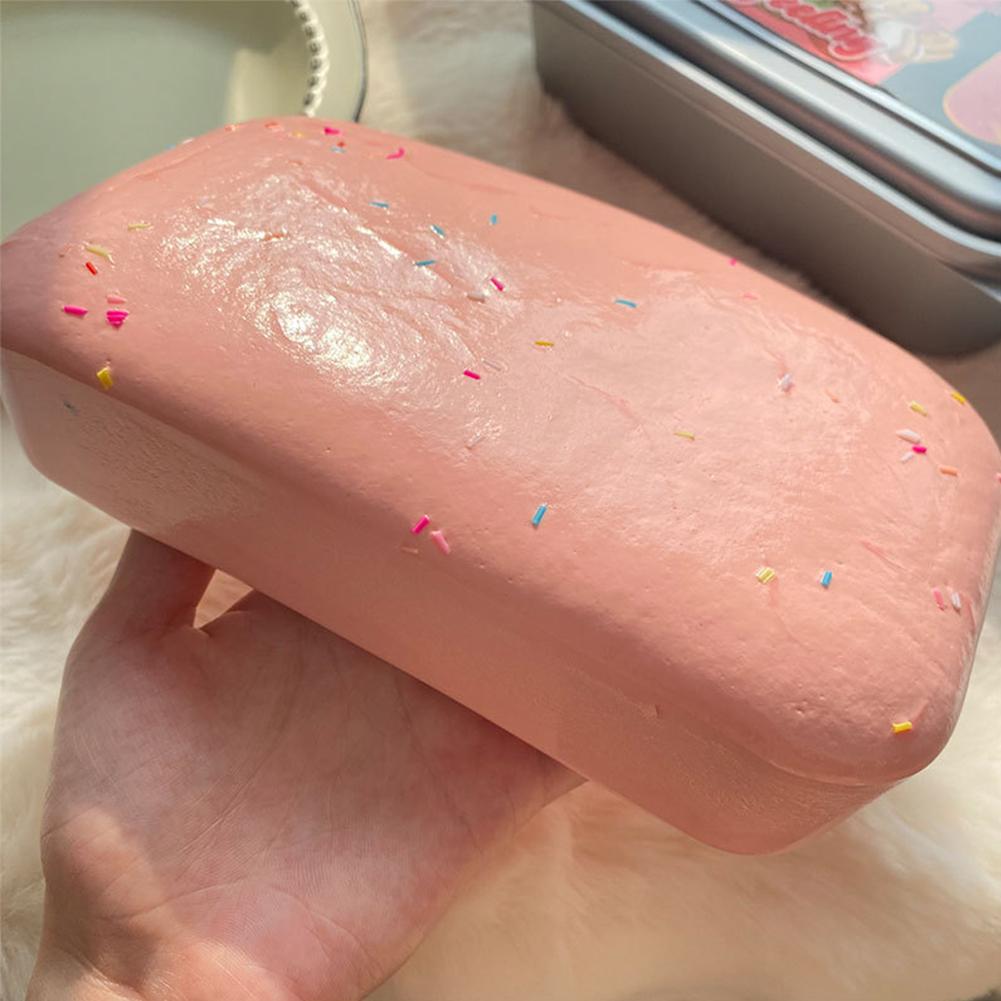 Cream Box Cake Slow Rebound Simulation Toast Box Cake Rebound Knead Simulated Extra Toast Slow L3O5