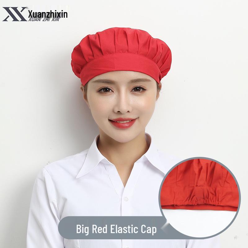 Xuan's Cotton Chef Hat: Unisex Dust & Food Cap for Workshop Hygiene