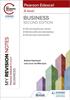 The My Revision Notes: Edexcel A-level Business Second Edition Book