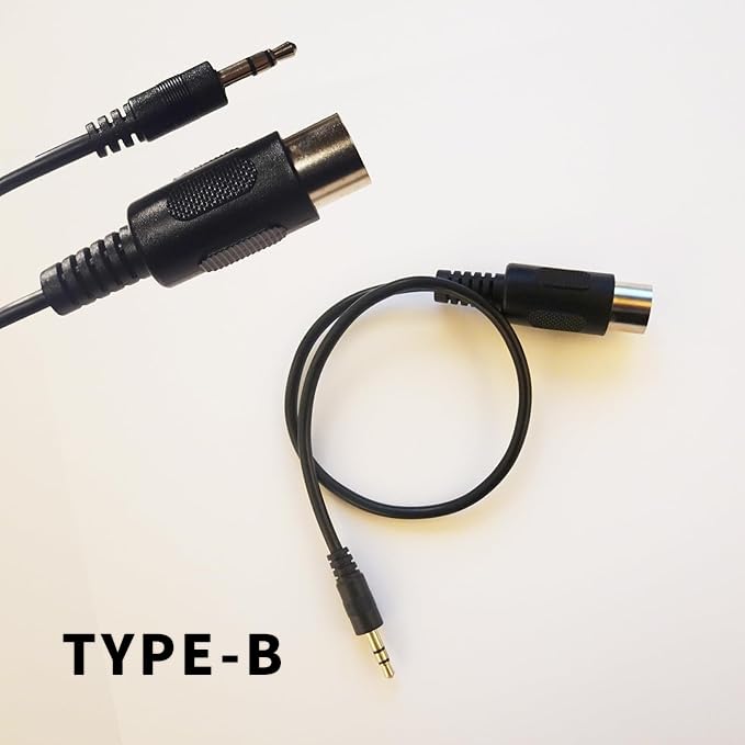 60cm Compatible with Positive and Erica Synths 3.5mm TRS/MIDI Type-B Cable, Arturia, Novation, 1010Music, Donner, Grid,