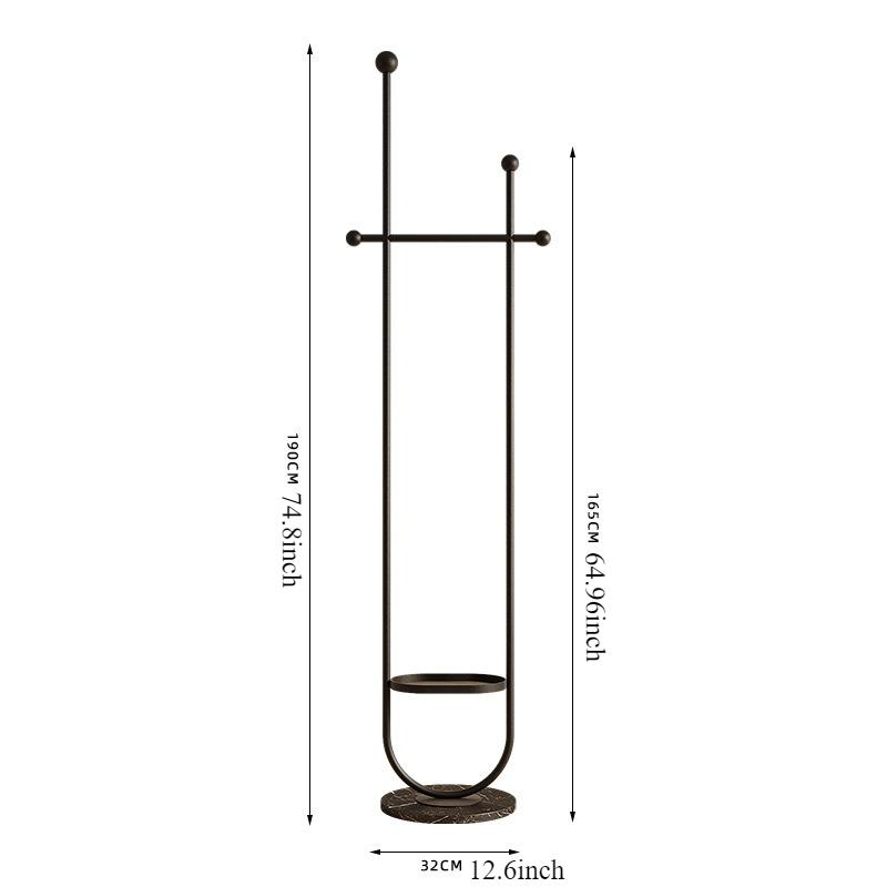 Stand Portable Clothes Rack Bedroom Floor Holder Clothes Hanger Hat Rack Home Modern Perchero De Pie Clothing Store Furniture