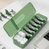 Cable Storage Box Organizer Charger Cord Storage Box with 7 Compartments Reusable Data Cable Storage Case for Home or Travel