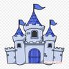 Cartoon Castle Drawing Castle Drawing Iron On Heat Transfer Printing Vinyl Patches Sticker for Clothes DIY Appliques Washable Patches