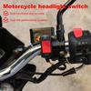 Universal Motorcycle Switch ON OFF Control Buttton Handlebar Mount Headlight Signal Lamp Control Modified Switches Accessories
