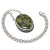 Prehnite Gemstone 925 Sterling Silver Gift Jewelry Necklace 20"