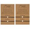 2pcs Star Friendship Card Bracelet Adjustable Couple Bracelets New Small Heart Bracelets  Men