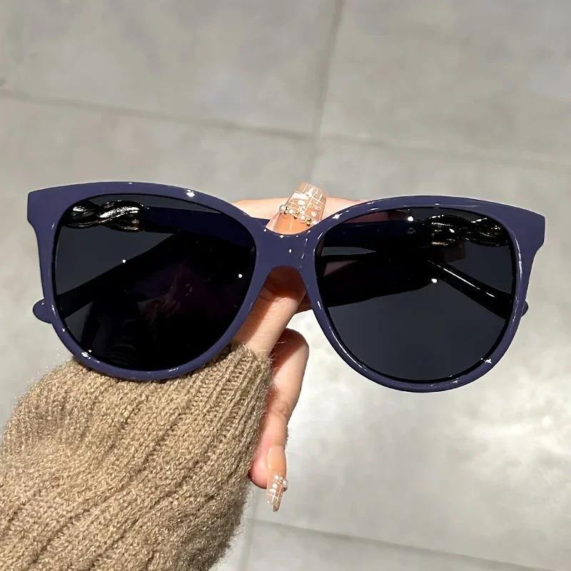 2025 New Cat Eye Sunglasses for Women Unisex Vintage Outdoor UV400 Sunproof Goggles Men Fashion Round Frame Sunshades Eyewear