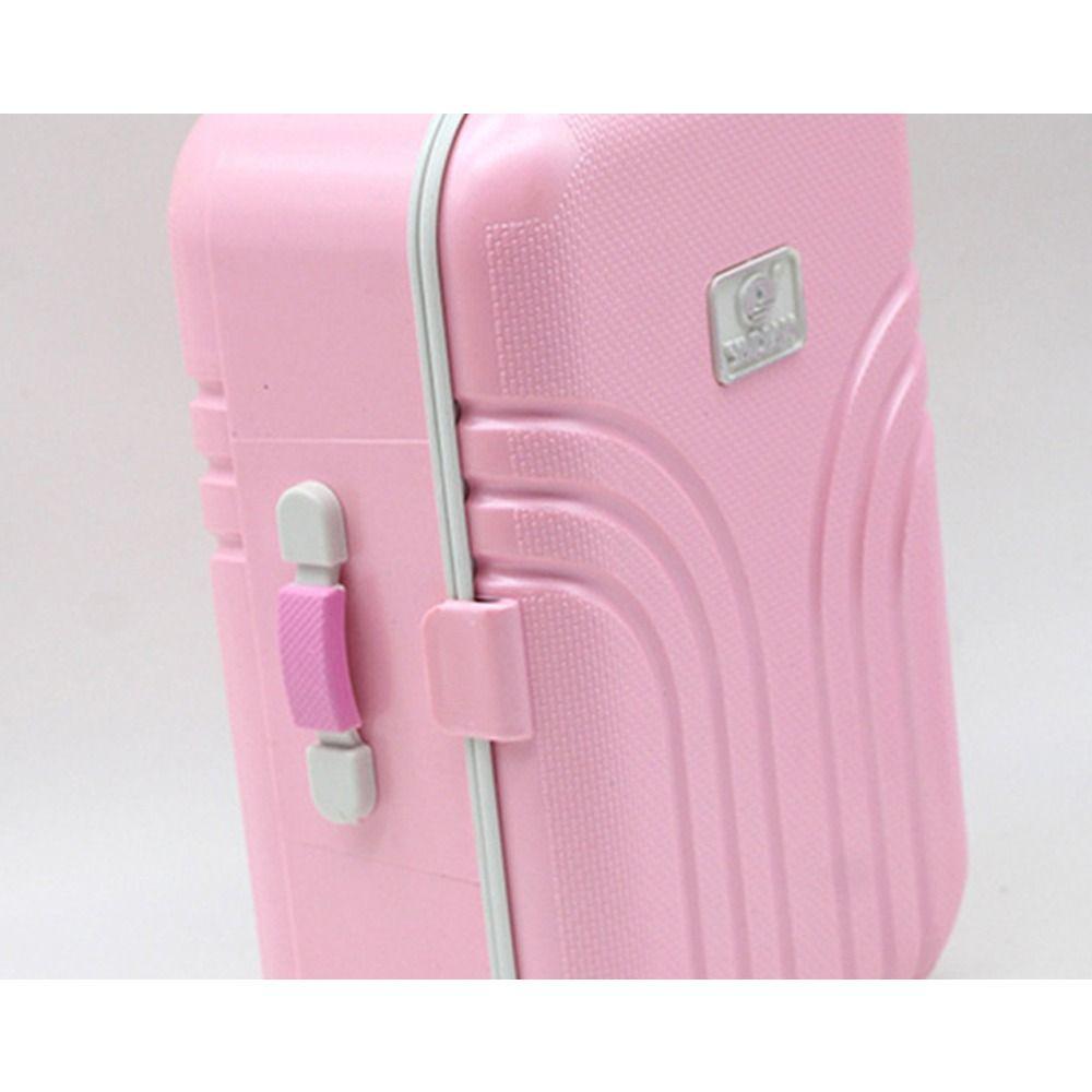 Dollhouse Decor Business Mini Doll Suitcase Doll Trolley Miniature Travel Case