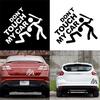 2PC Safety Warning Vinyl Car Stickers" DO NOT TOUCH MY CAR " Car Styling Car Motorcycles Decal Styli