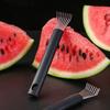 Инструмент для удаления арбуза без косточек с силиконовой ручкой Легкое средство для удаления семян арбуза для детей Сепаратор фруктов из нержавеющей стали Кухонный гаджет