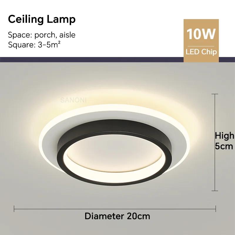 Modern LED Ceiling Lamp For Living Room Stair Aisle Cloakroom Hallway Bedroom Ceiling Light Indoor Home Decor Lighting Fixture