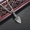 Holy Spear Spear Head Fate Spear Pendant Men's and Women's Cross Titanium Steel Necklace Pendant