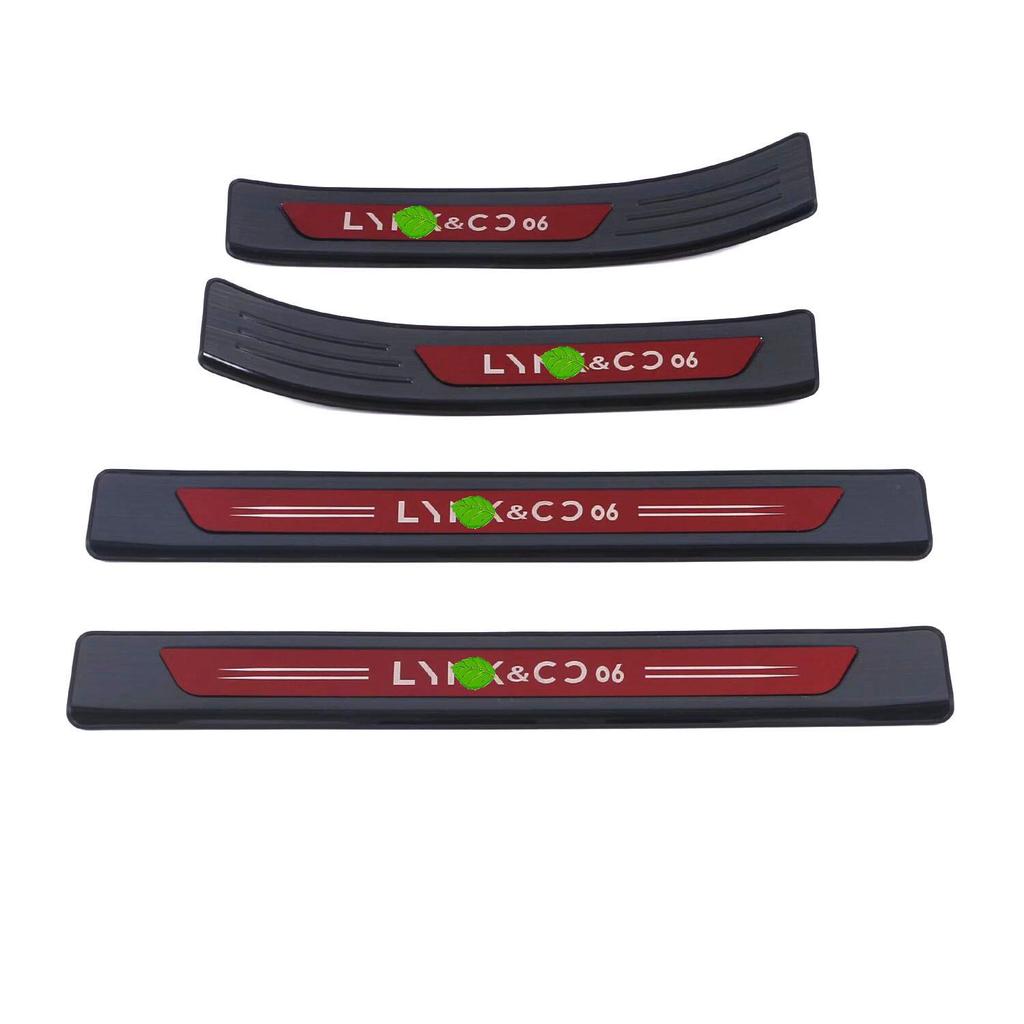 Защита заднего бампера и порогов Lynk & Co 06 (2020-2024 гг.) - Декоративная полоса для интерьера и экстерьера
