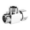3 Way Brass Chrome Diverter G1 2  T Shape Adapter Value for Shower Arm Mounted