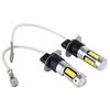 LED Fog Light Bulb H3 Warm White 6-40V Super Bright 2835 10SMD Chip for Car Fog Lights (Pack of 2)