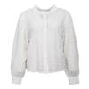 Women's Cacilia Ecru Lace Blouse with Long Sleeves
