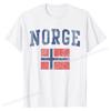 Norge Flag Norway Norwegian Home Love Family T-Shirt Funny Custom T Shirts Cotton Men Tops & Tees Custom
