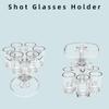 6 Shot Glass Dispenser And Holder Cocktail Dispenser Acrylic Shot Dispenser Whisky Beer Drinks Drinking Tools Wine Pourer