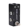 Guitar Loop Effect Metal Black Mini Pedal True Bypass Channel Selection for Electric Bass