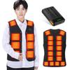 Electric Heated Inner Heated Vest Places of Heat Generation In the Front and Back DC High Output 40000mAh Large Capacity Comes with Heater Power