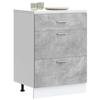 VidaXL Base Kitchen Cabinet "Lyon" Concrete Grey Engineered Wood 854253