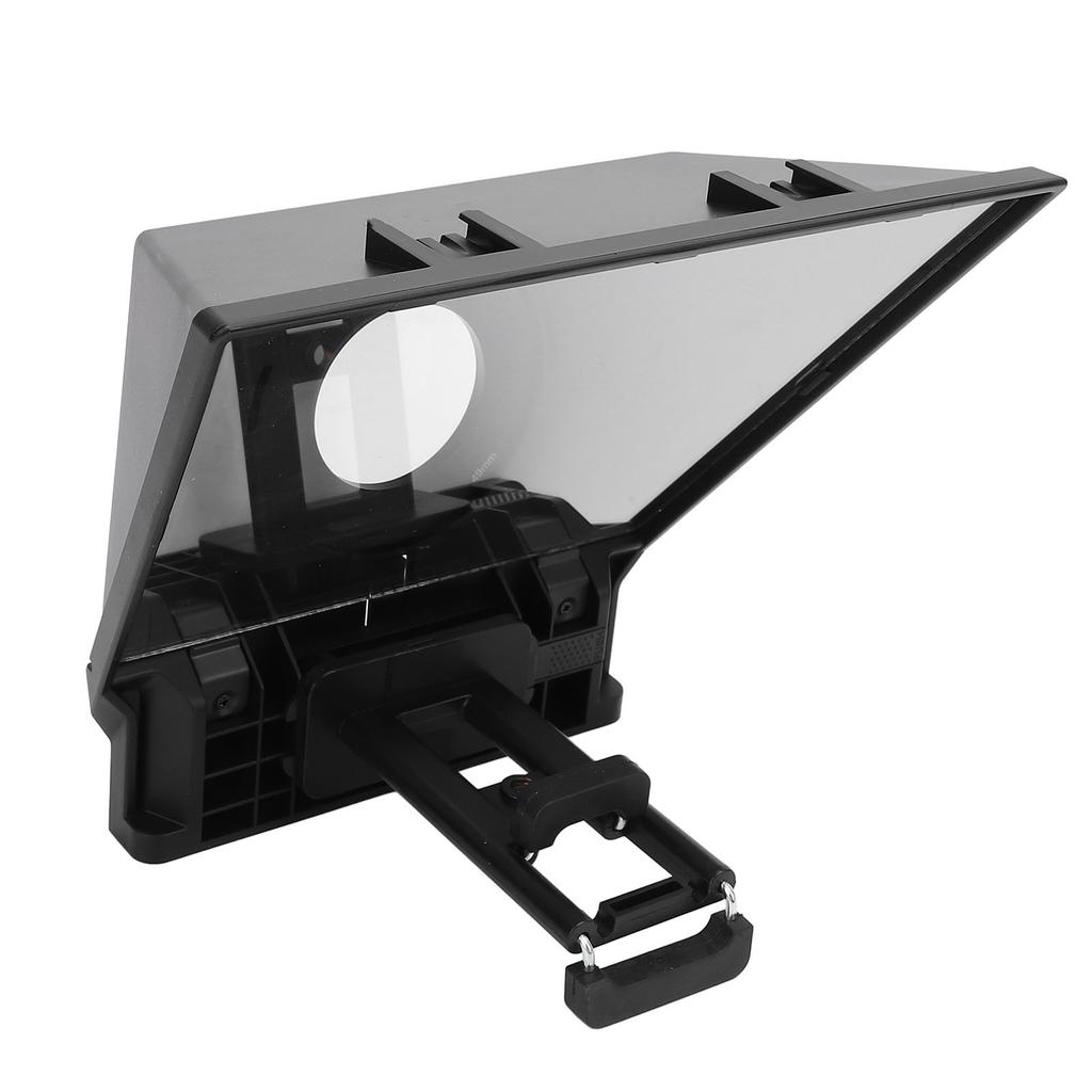 TP2A 8in Teleprompter for Tablet Smartphone Teleprompter with APP Remote Control Lens Adapter Rings 