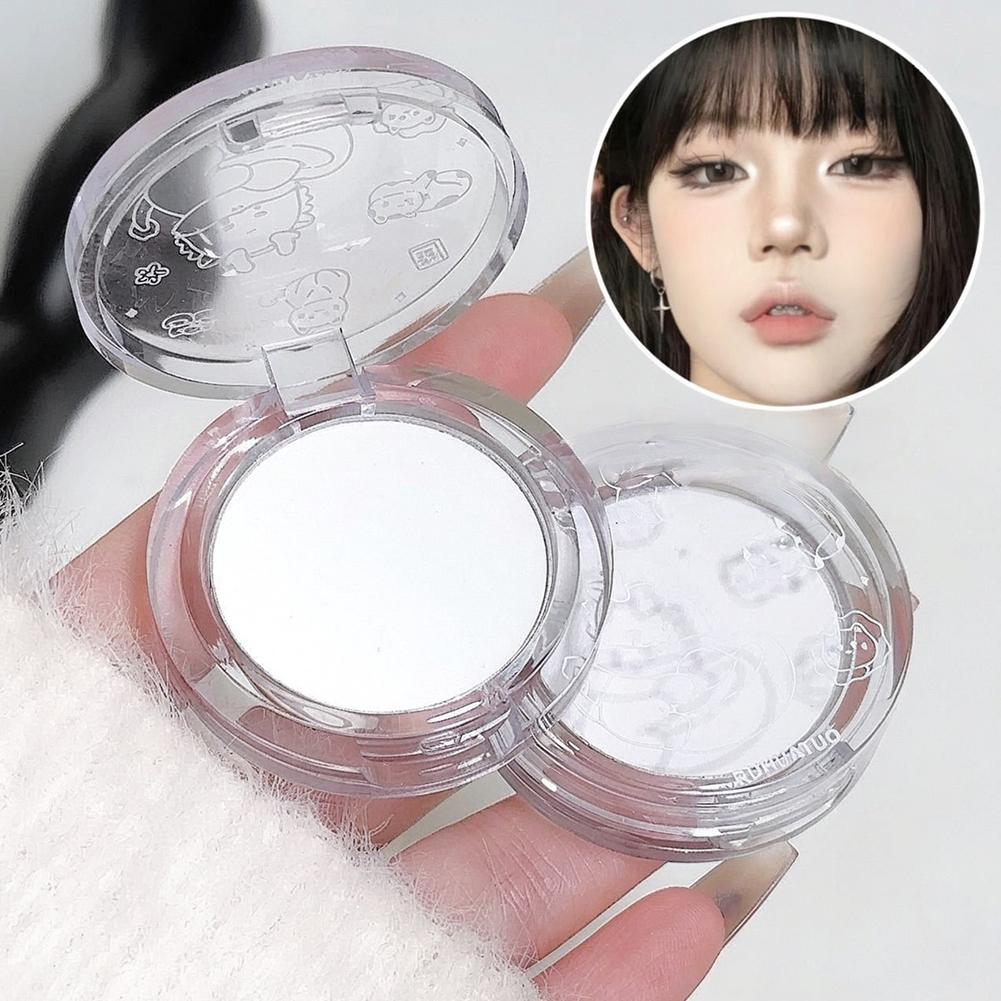 Solid Color Matte Pure White Eye Shadow Silkworm Eye And Brightening Highlighter Delicate Head T8F1