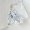 Trendy Headphone Shaped Keychain Bag Ornament Phone Lanyard Feature Star Music Notes for Students and Music Lovers