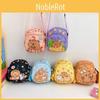 Cartoon Printed Capybara Shoulder Bag Children Outdoor Leisure Bag Crossbody