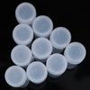 10Pcs 5Ml Plastic Test Tubes Vials Sample Container With Cap For Chemistry
