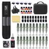 Wireless Tattoo Pen Set High Definition Display Multi-function Motor Integrated Machine Tattoo Integrated Needle Embroidery Tattoo Machine