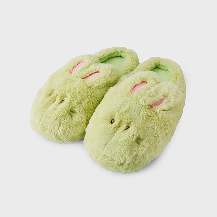 Bunini Plush Room Shoes (GREEN)